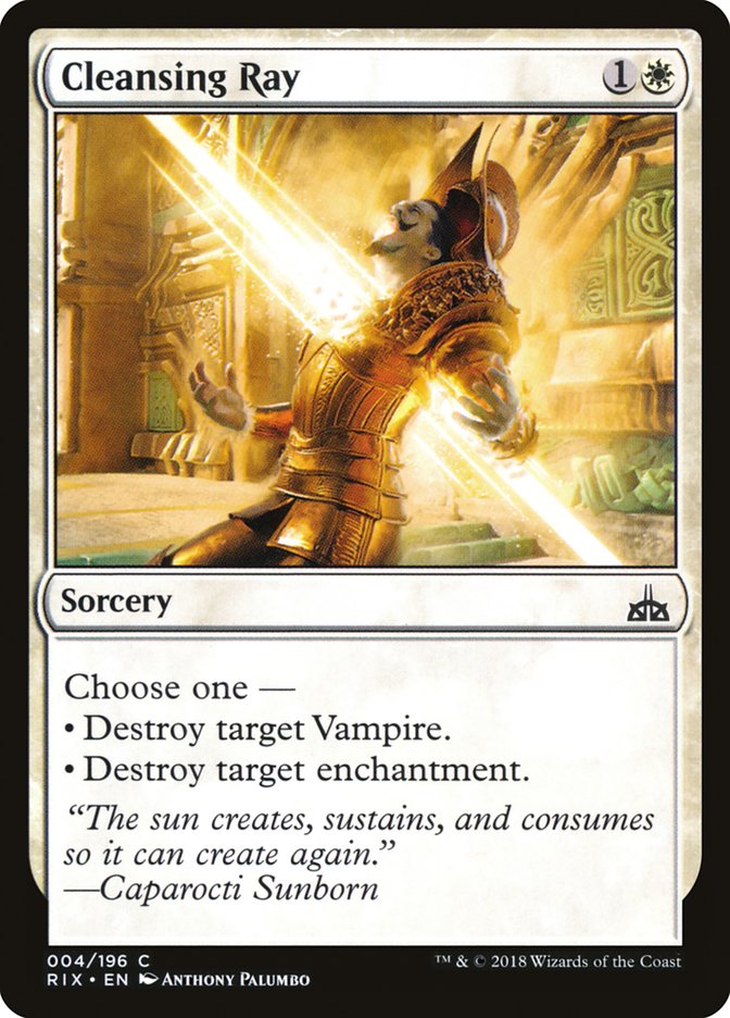 Cleansing Ray [Rivals of Ixalan] | Game Grid - Logan