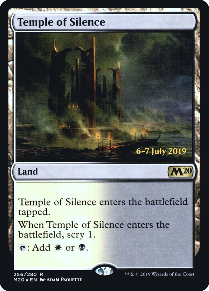 Temple of Silence [Core Set 2020 Prerelease Promos] | Game Grid - Logan