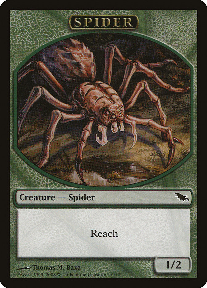 Spider Token [Shadowmoor Tokens] | Game Grid - Logan