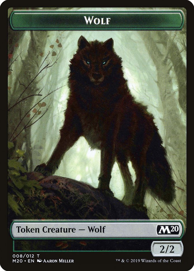 Zombie // Wolf Double-Sided Token [Game Night 2019 Tokens] | Game Grid - Logan