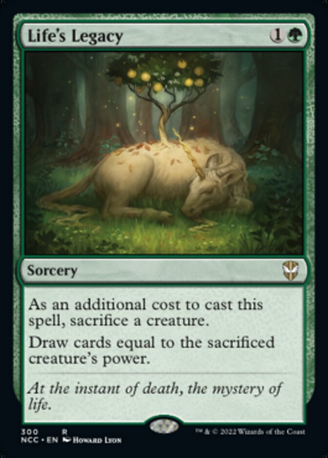 Life's Legacy [Streets of New Capenna Commander] | Game Grid - Logan