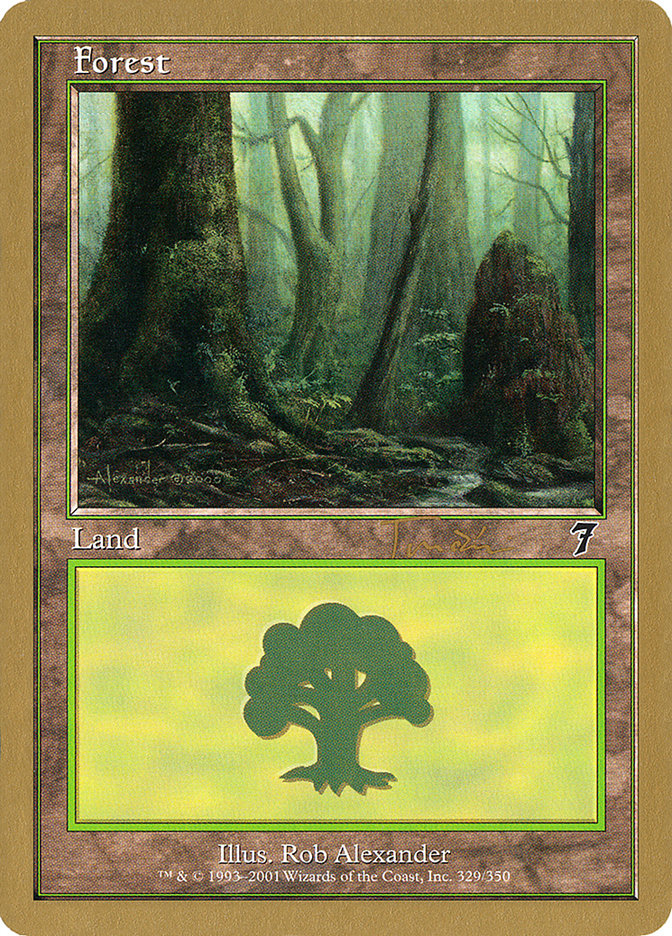 Forest (jt329) (Jan Tomcani) [World Championship Decks 2001] | Game Grid - Logan