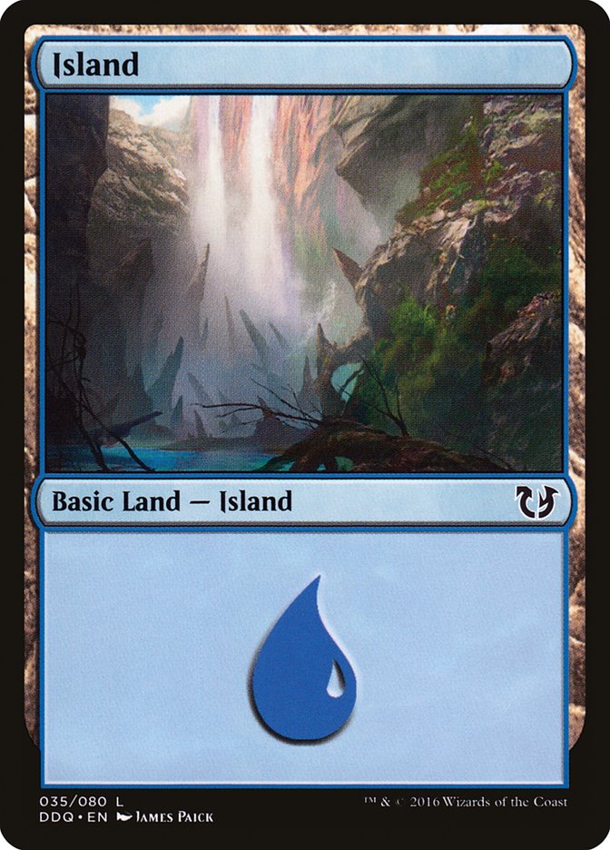 Island (35) [Duel Decks: Blessed vs. Cursed] | Game Grid - Logan