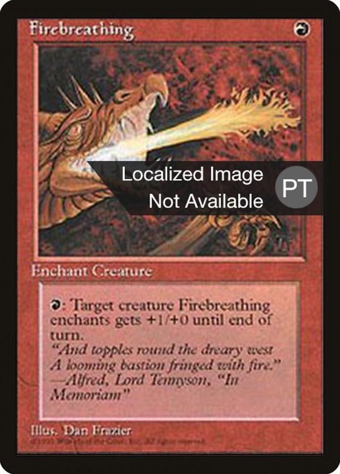 Firebreathing [Fourth Edition (Foreign Black Border)] | Game Grid - Logan