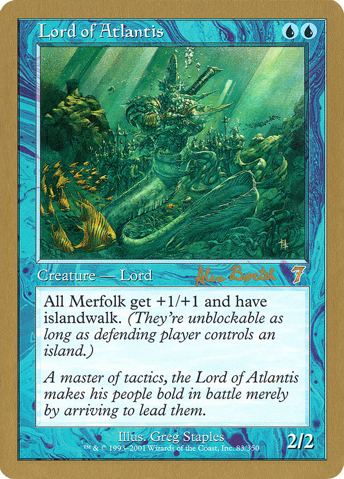 Lord of Atlantis (Alex Borteh) [World Championship Decks 2001] | Game Grid - Logan