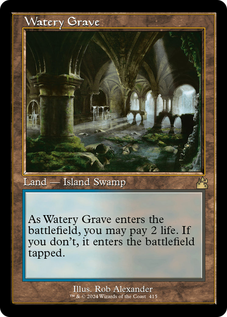 Watery Grave (Retro) [Ravnica Remastered] | Game Grid - Logan