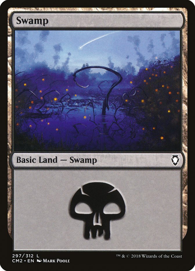 Swamp (297) [Commander Anthology Volume II] | Game Grid - Logan