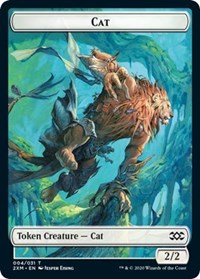 Cat // Myr (024) Double-Sided Token [Double Masters Tokens] | Game Grid - Logan