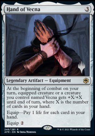 Hand of Vecna (Promo Pack) [Dungeons & Dragons: Adventures in the Forgotten Realms Promos] | Game Grid - Logan