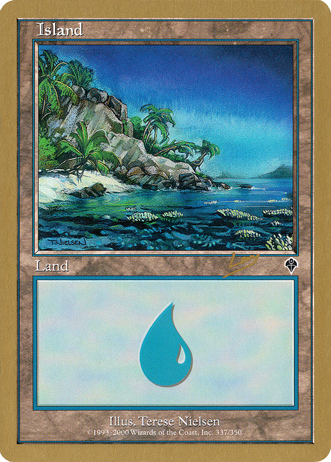 Island (rl337a) (Raphael Levy) [World Championship Decks 2002] | Game Grid - Logan