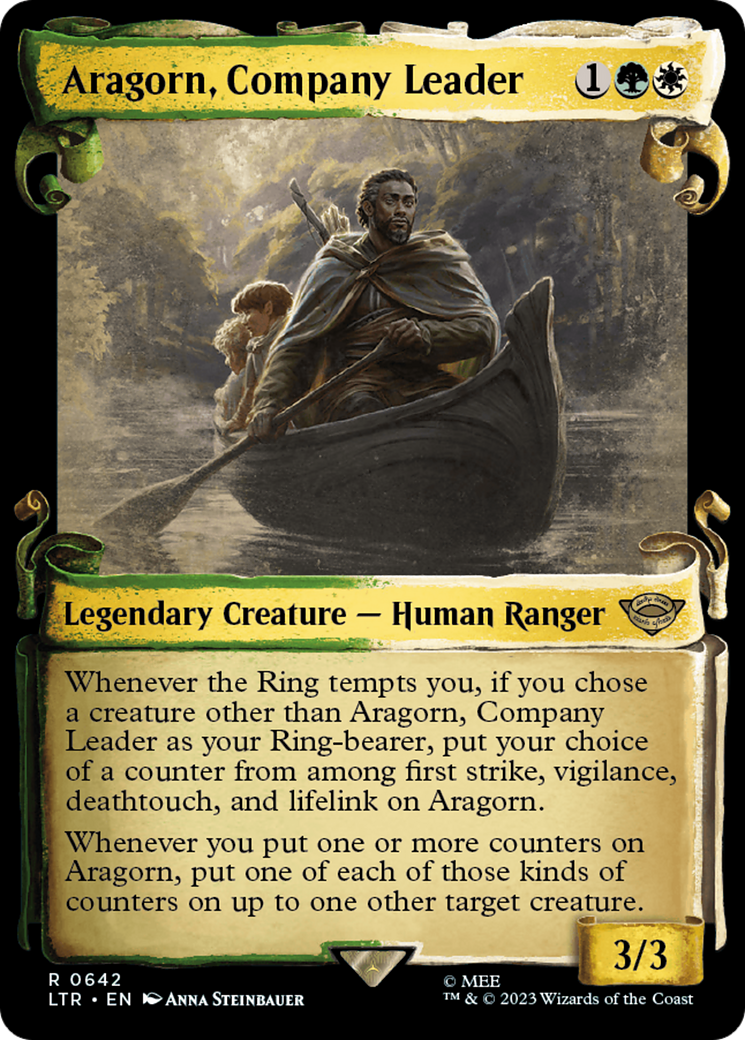 Aragorn, Company Leader [The Lord of the Rings: Tales of Middle-Earth Showcase Scrolls] | Game Grid - Logan