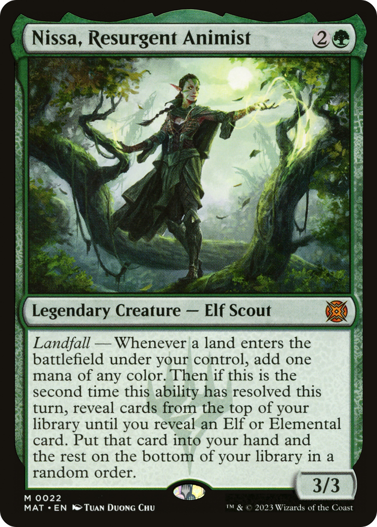 Nissa, Resurgent Animist [March of the Machine: The Aftermath] | Game Grid - Logan