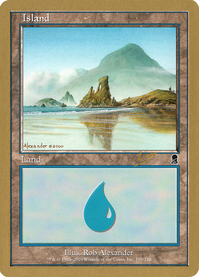 Island (rl338) (Raphael Levy) [World Championship Decks 2002] | Game Grid - Logan