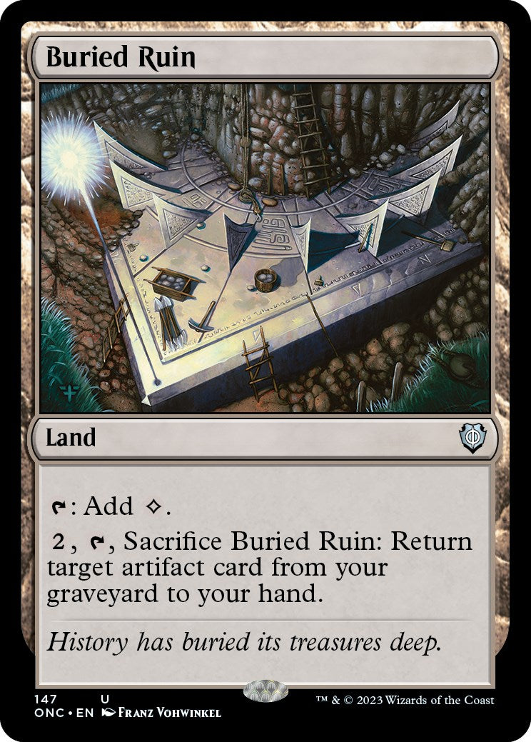 Buried Ruin [Phyrexia: All Will Be One Commander] | Game Grid - Logan