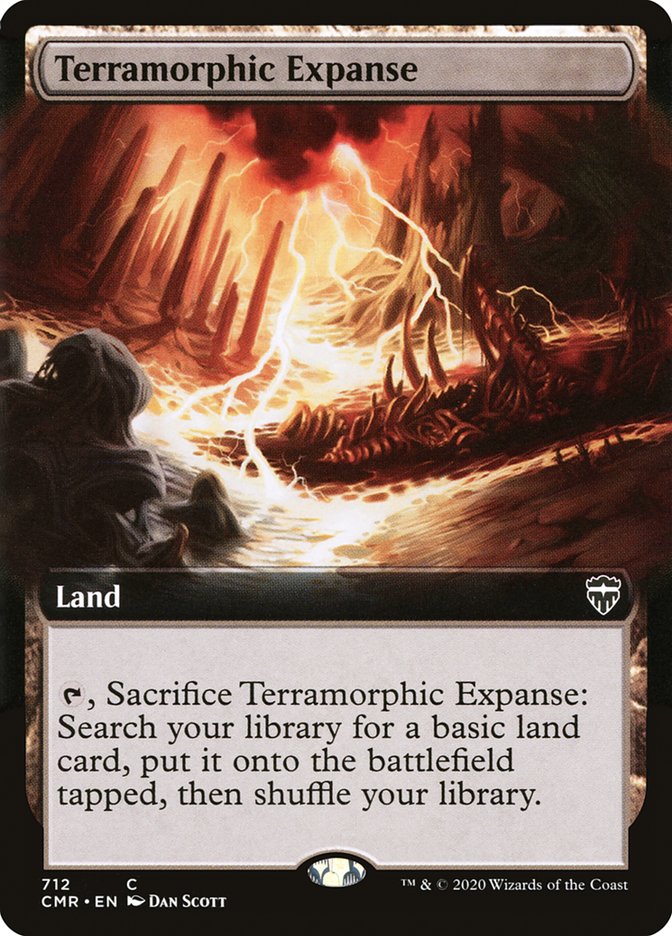 Terramorphic Expanse (Extended Art) [Commander Legends] | Game Grid - Logan