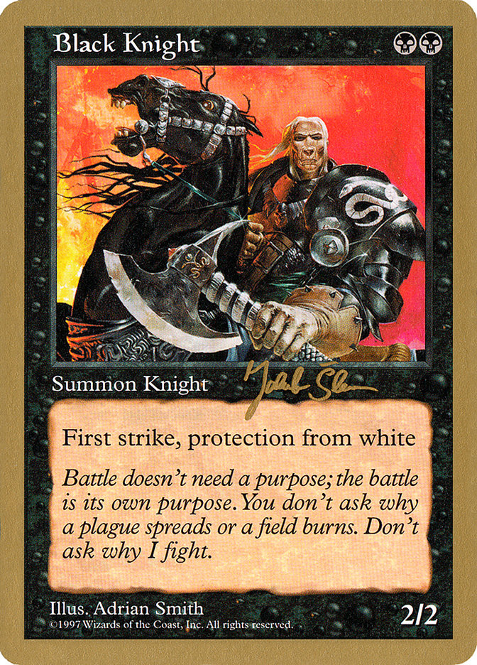 Black Knight (Jakub Slemr) [World Championship Decks 1997] | Game Grid - Logan