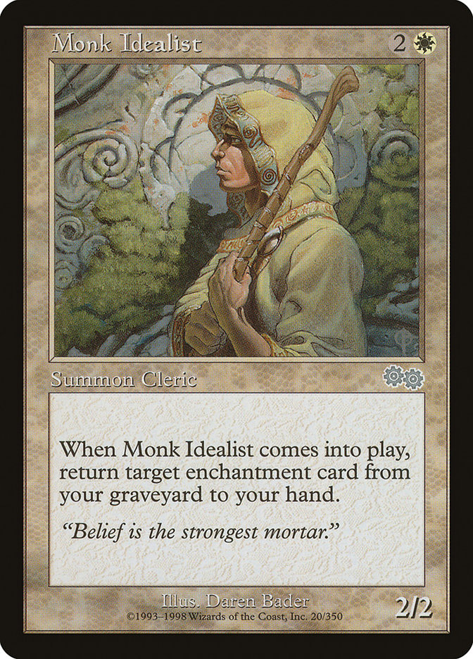 Monk Idealist [Urza's Saga] | Game Grid - Logan