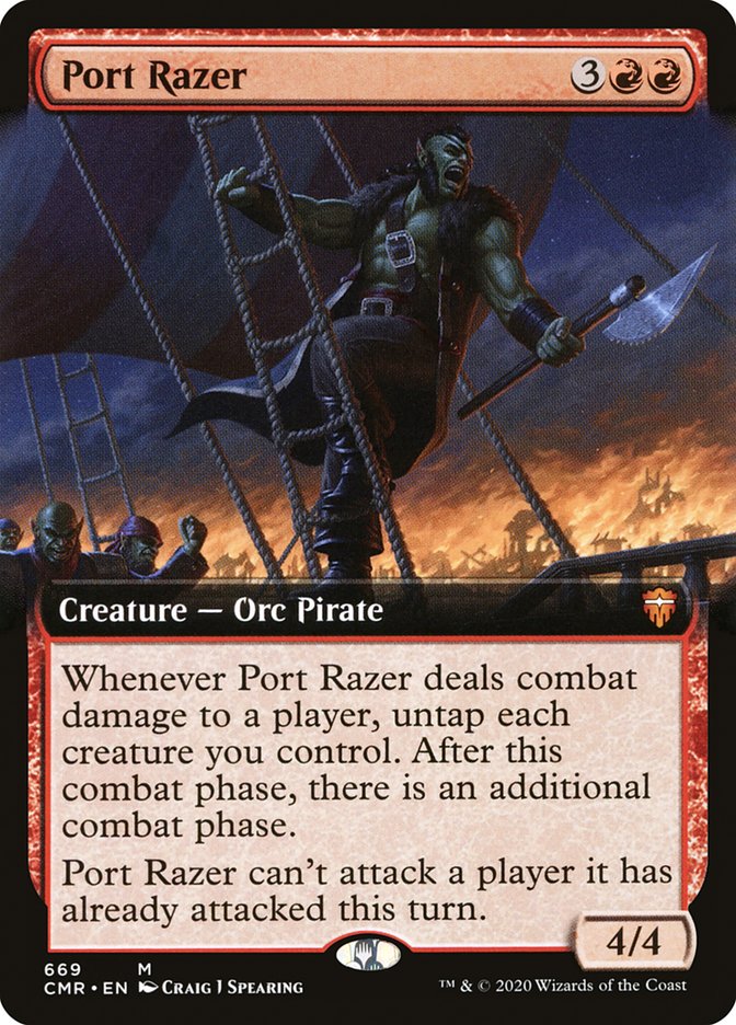 Port Razer (Extended Art) [Commander Legends] | Game Grid - Logan