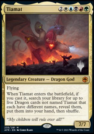 Tiamat (Promo Pack) [Dungeons & Dragons: Adventures in the Forgotten Realms Promos] | Game Grid - Logan