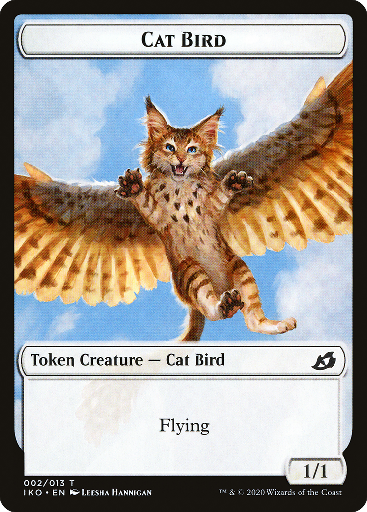 Cat Bird // Faerie Double-Sided Token [Starter Commander Decks] | Game Grid - Logan