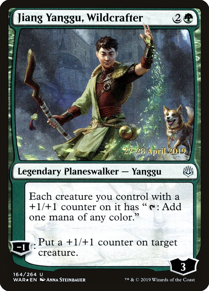 Jiang Yanggu, Wildcrafter [War of the Spark Prerelease Promos] | Game Grid - Logan