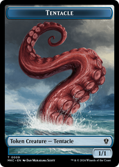 Tentacle // Koma's Coil Double-Sided Token [Murders at Karlov Manor Commander Tokens] | Game Grid - Logan