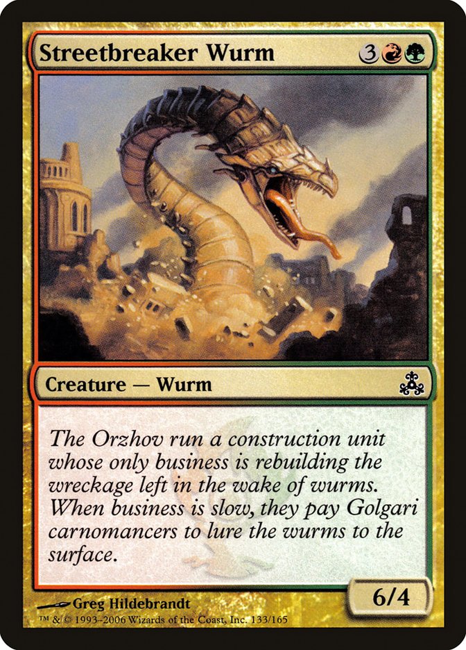 Streetbreaker Wurm [Guildpact] | Game Grid - Logan