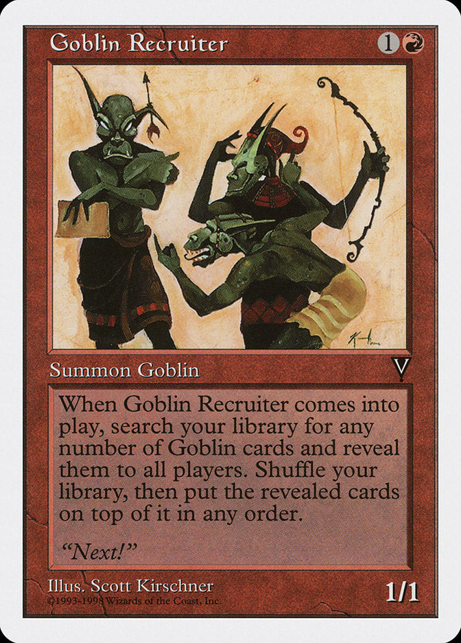 Goblin Recruiter [Anthologies] | Game Grid - Logan