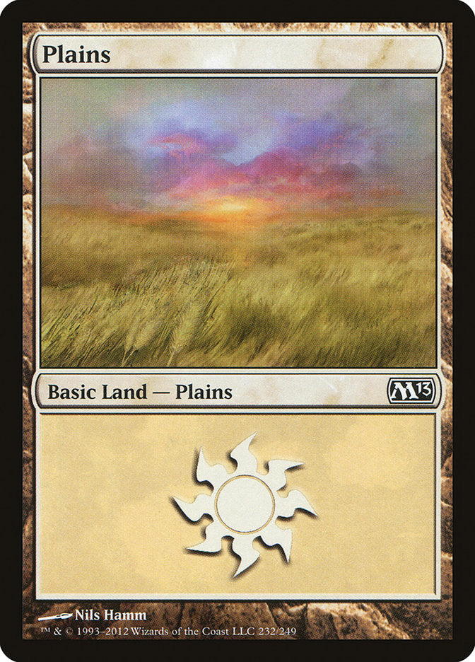 Plains (232) [Magic 2013] | Game Grid - Logan