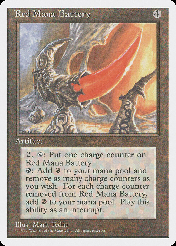 Red Mana Battery [Fourth Edition] | Game Grid - Logan