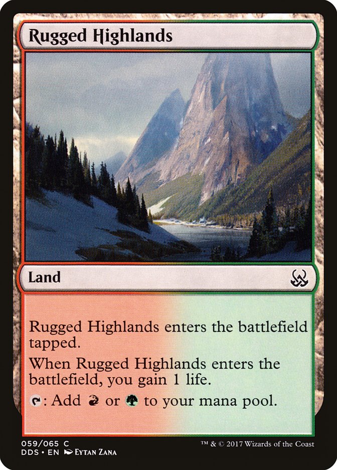 Rugged Highlands [Duel Decks: Mind vs. Might] | Game Grid - Logan