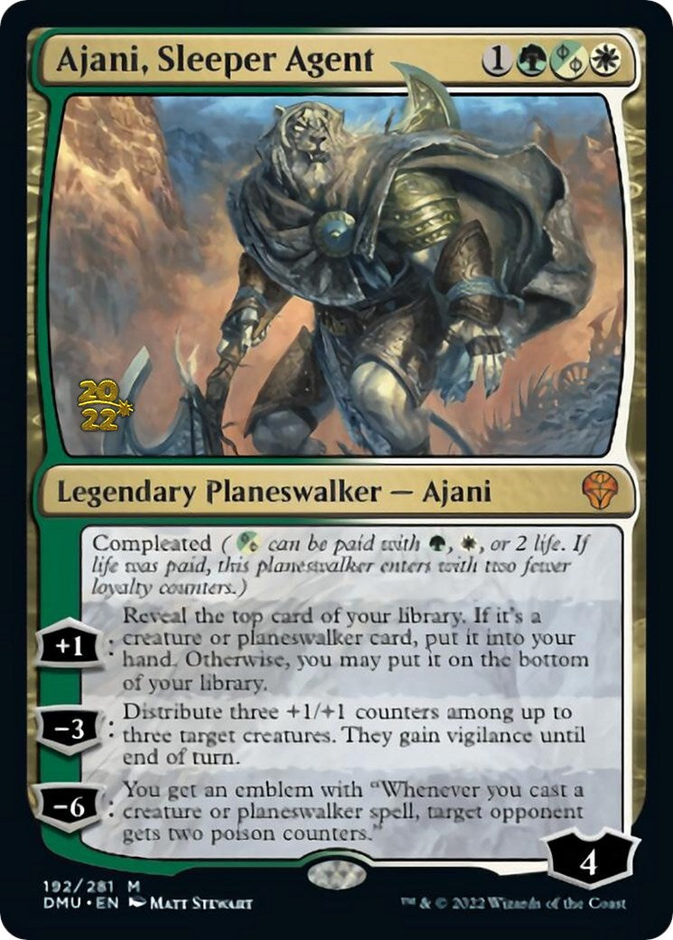 Ajani, Sleeper Agent [Dominaria United Prerelease Promos] | Game Grid - Logan