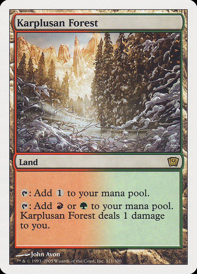 Karplusan Forest [Ninth Edition] | Game Grid - Logan