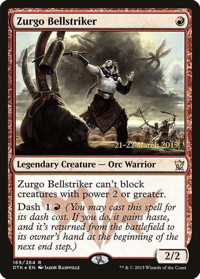 Zurgo Bellstriker [Dragons of Tarkir Prerelease Promos] | Game Grid - Logan