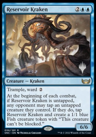 Reservoir Kraken (Promo Pack) [Streets of New Capenna Promos] | Game Grid - Logan