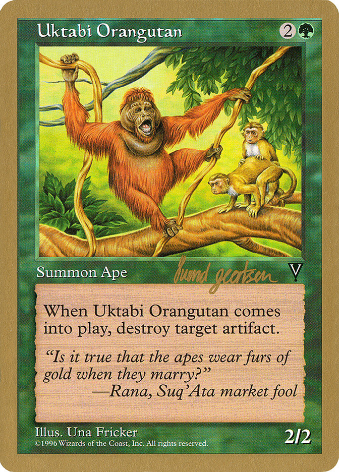 Uktabi Orangutan (Svend Geertsen) (SB) [World Championship Decks 1997] | Game Grid - Logan