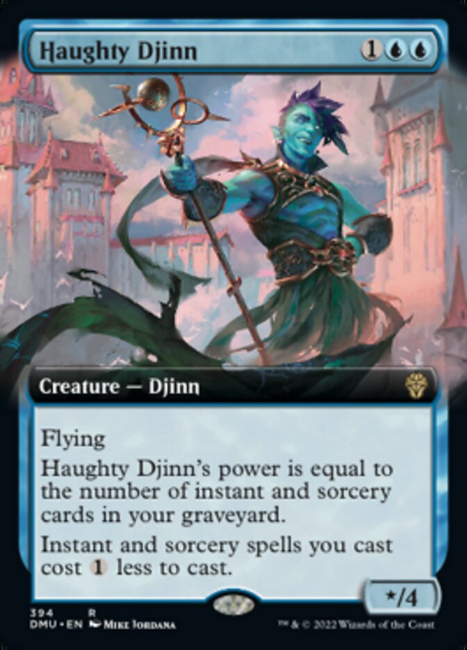 Haughty Djinn (Extended Art) [Dominaria United] | Game Grid - Logan