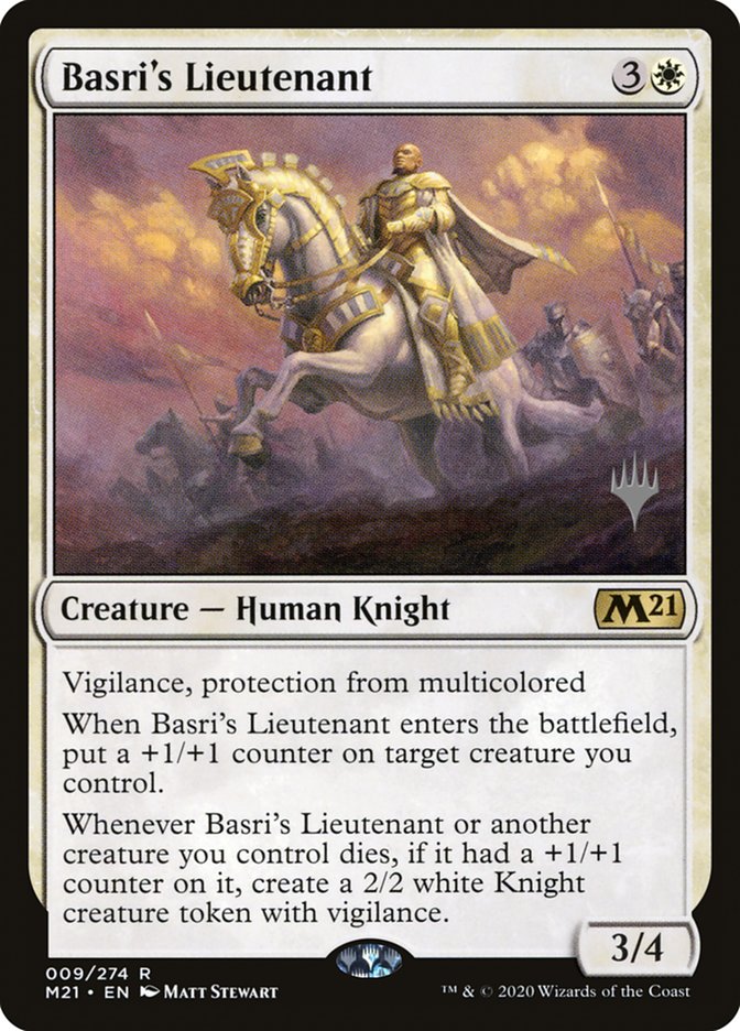 Basri's Lieutenant (Promo Pack) [Core Set 2021 Promos] | Game Grid - Logan