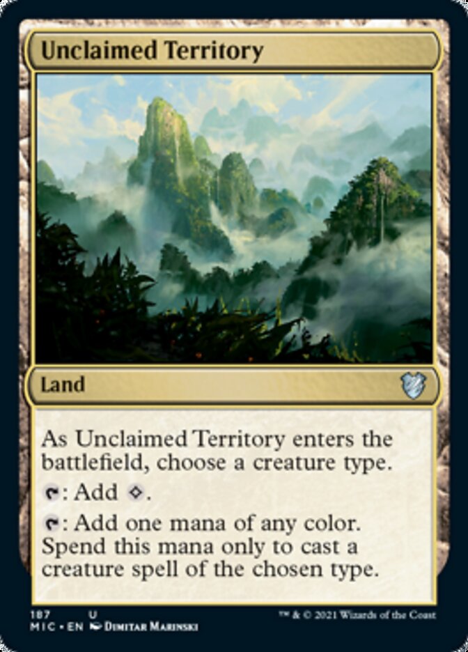 Unclaimed Territory [Innistrad: Midnight Hunt Commander] | Game Grid - Logan