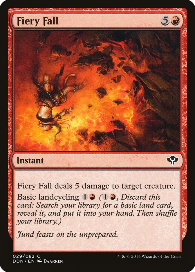 Fiery Fall [Duel Decks: Speed vs. Cunning] | Game Grid - Logan