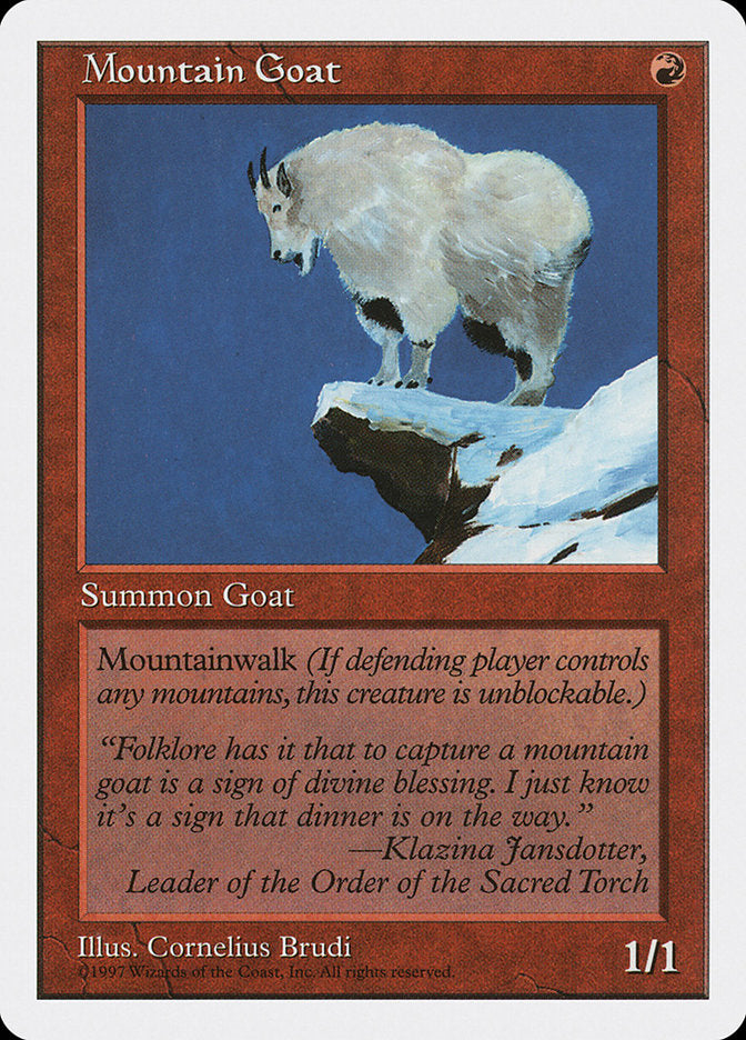 Mountain Goat [Fifth Edition] | Game Grid - Logan