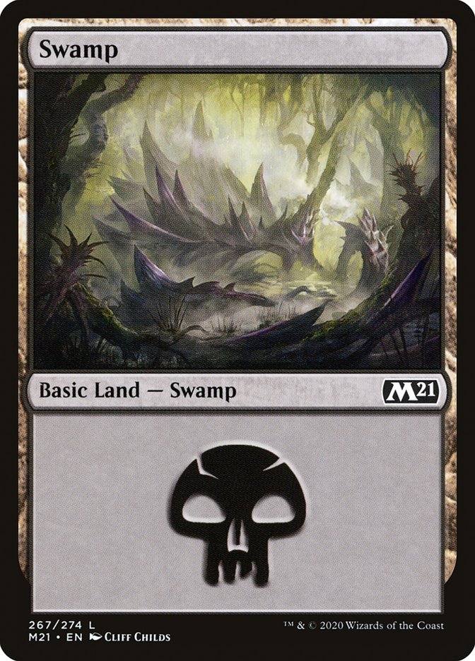 Swamp (267) [Core Set 2021] | Game Grid - Logan