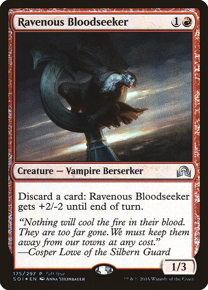 Ravenous Bloodseeker (Gift Box) [Shadows over Innistrad Promos] | Game Grid - Logan