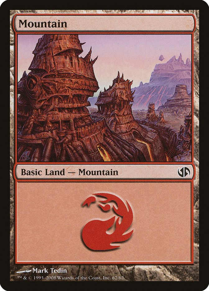 Mountain (62) [Duel Decks: Jace vs. Chandra] | Game Grid - Logan