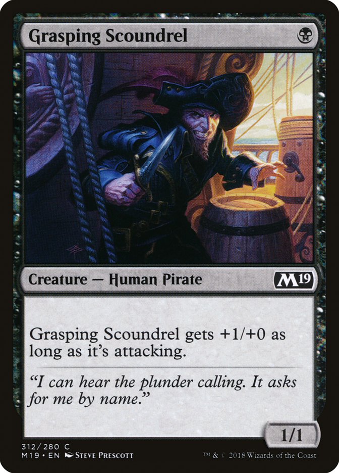 Grasping Scoundrel [Core Set 2019] | Game Grid - Logan