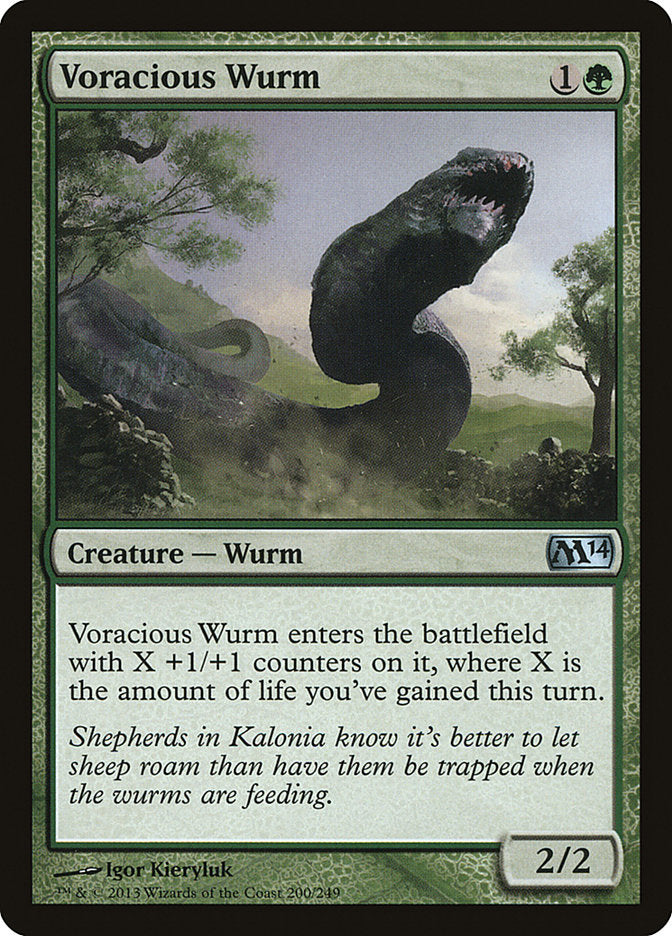 Voracious Wurm [Magic 2014] | Game Grid - Logan