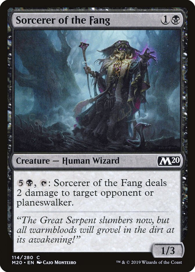 Sorcerer of the Fang [Core Set 2020] | Game Grid - Logan