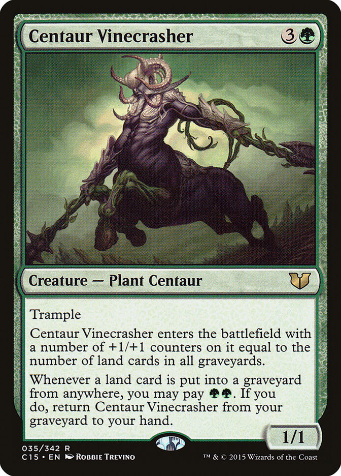 Centaur Vinecrasher [Commander 2015] | Game Grid - Logan