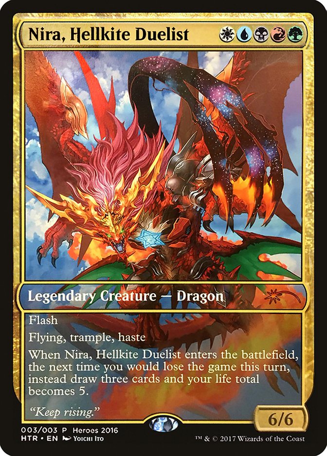 Nira, Hellkite Duelist [Heroes of the Realm] | Game Grid - Logan