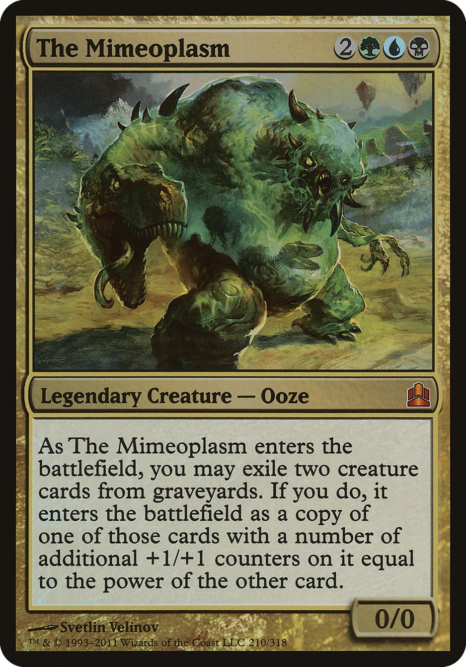 The Mimeoplasm (Oversized) [Commander 2011 Oversized] | Game Grid - Logan